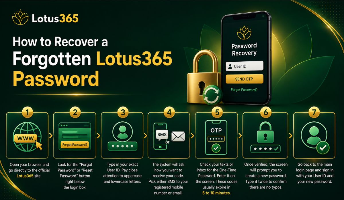 Lotus365 Password Recovery Guide